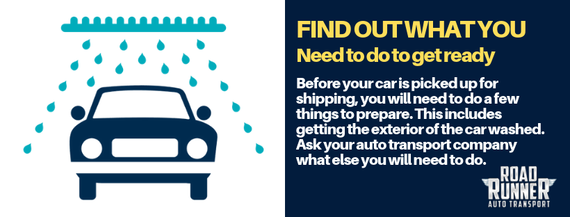 Can You Put stuff in a car before shipping?