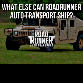 Does RoadRunner Auto Transport Ship Anything Other Than Cars?