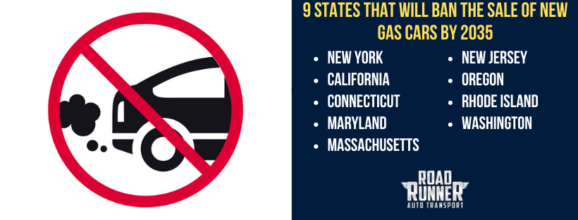 9 states that will ban gas cars by 2035